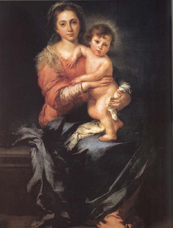 Bartolome Esteban Murillo Madonna and Child France oil painting art